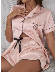 Conjunto de Pijama de Satén... 2