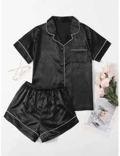 Conjunto de pijama de satén