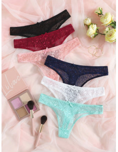 Set de tangas 6 piezas