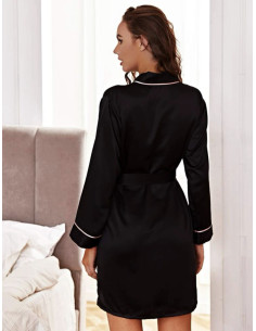 Bata de satén unida 2