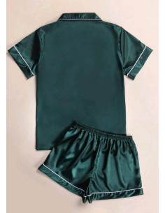Conjunto de Pijama de Satén 2