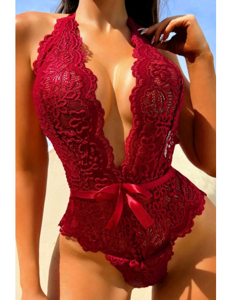 Body Teddy encaje floral