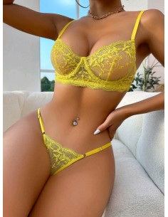 Set de Lencería encaje y...