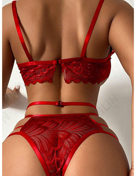 Nuevo Atractivo Lencería De Encaje Tentación De Cuerpo Entero Transparente Para Mujeres Con Cuello Halter Nuevo Atractivo Lencería De Encaje Tentación De Cuerpo Entero Transparente Para Mujeres Con Cuello Halter