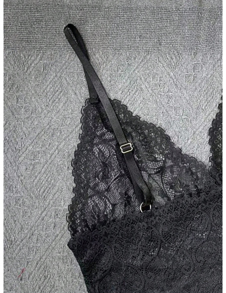 3 piezas Set de lencería con encaje floral