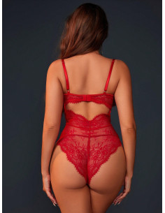 SHEIN Body Sexy De Encaje De Hueco Para Mujeres 2