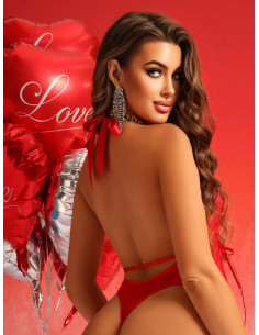 SHEIN Mono De Trabajo Sexy De Encaje Con Tirantes Cruzados Y Huecos Para Mujeres Con Inserciones 2