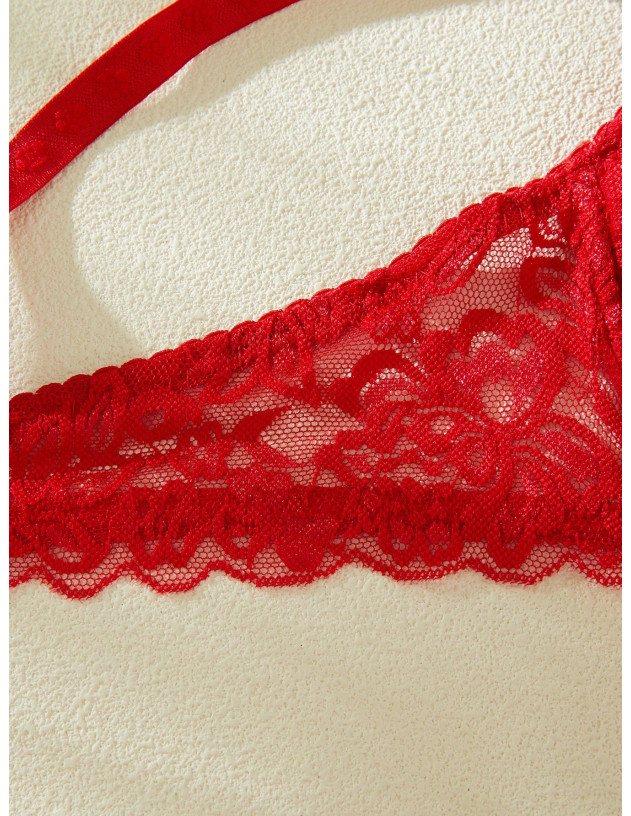 Paquete De 2 Sostenes De Encaje Floral Con Aros Paquete De 2 Sostenes De Encaje Floral Con Aros