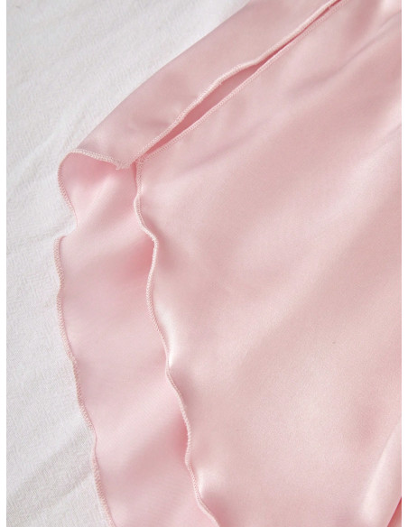 Conjunto De Camisola De Encaje, Shorts Y Pantalones De Satén Para Pijama, Con 3 Piezas Por Conjunto