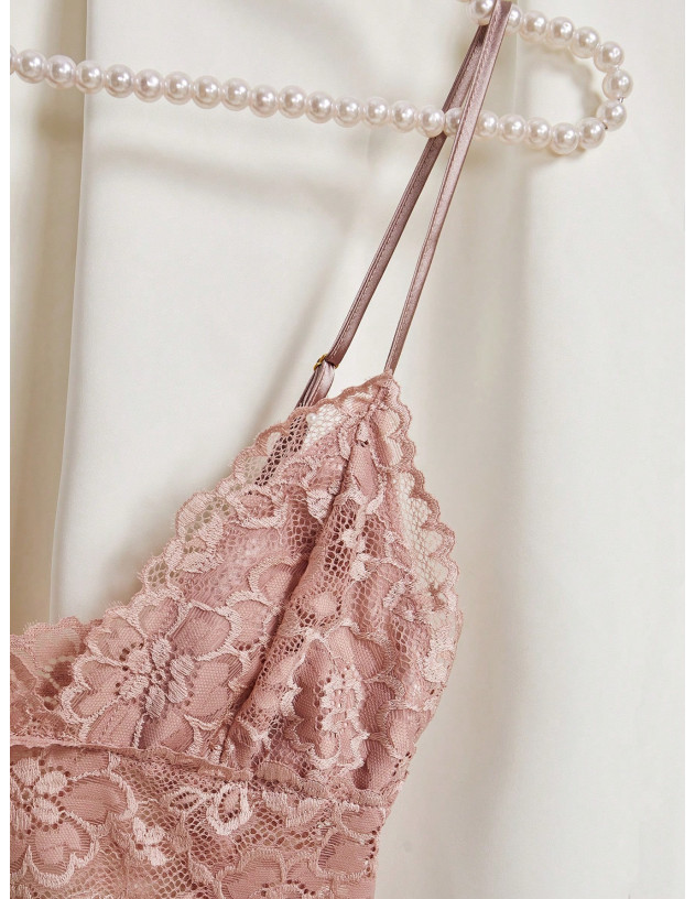 Top de camisola sexy, pantalones largos, conjunto de pijama de 3 piezas para mujeres