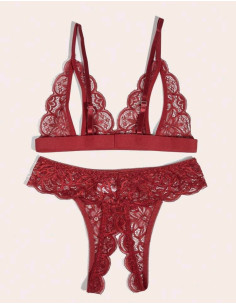 Set lencería de ribete con... 2