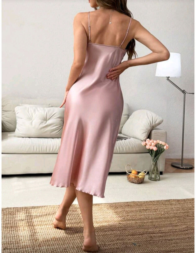 Bata de satén 3 piezas