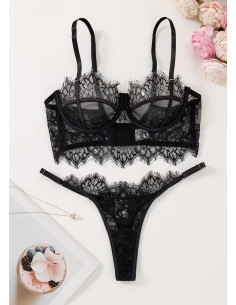 Lencería de Encaje y Aro