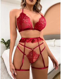 Set transparente con liguero 2