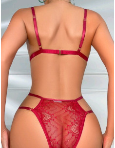 Lencería con encaje floral 2